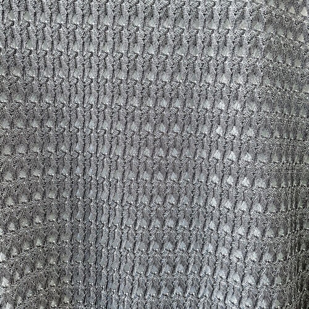 Zara Gray & White Sleeveless Tank Top Size Large EUC - Picture 4 of 12